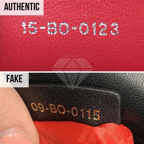 Christian Dior serial number check